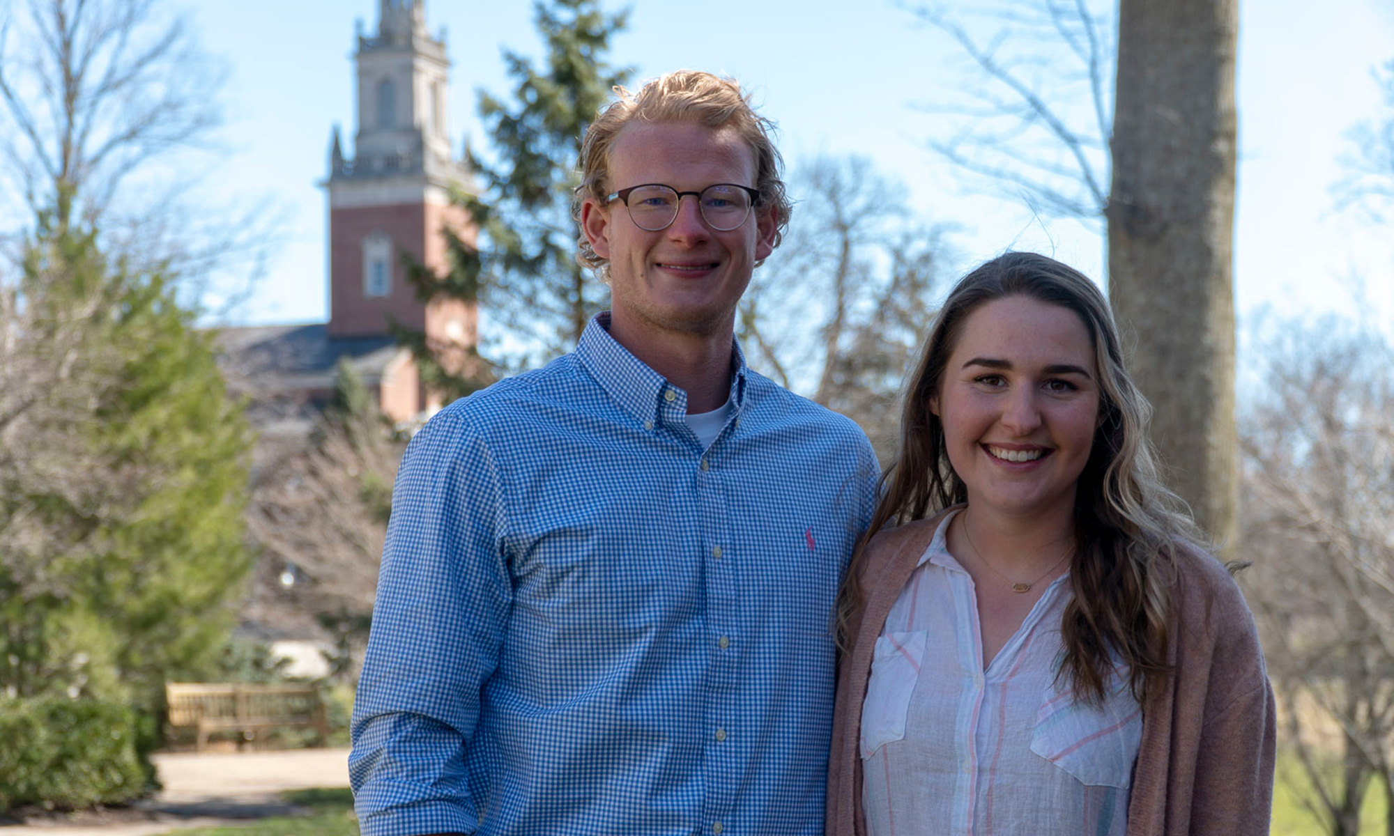 Andrew Ferguson '19 and Rachel Reardon '19