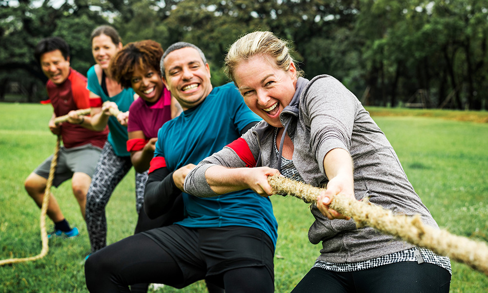 tug of war team