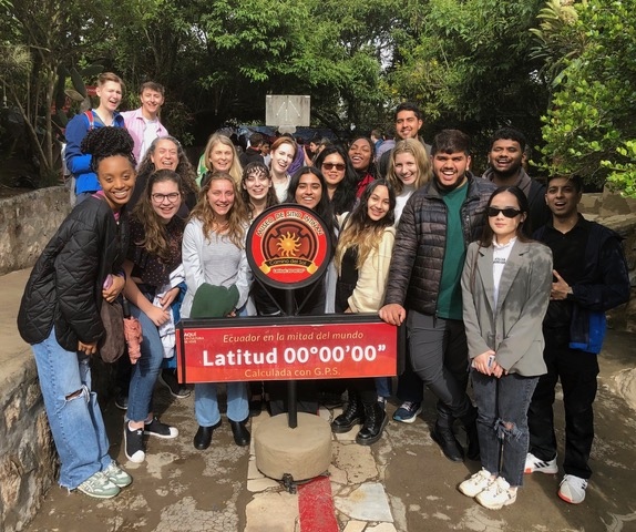 Student group in Quito