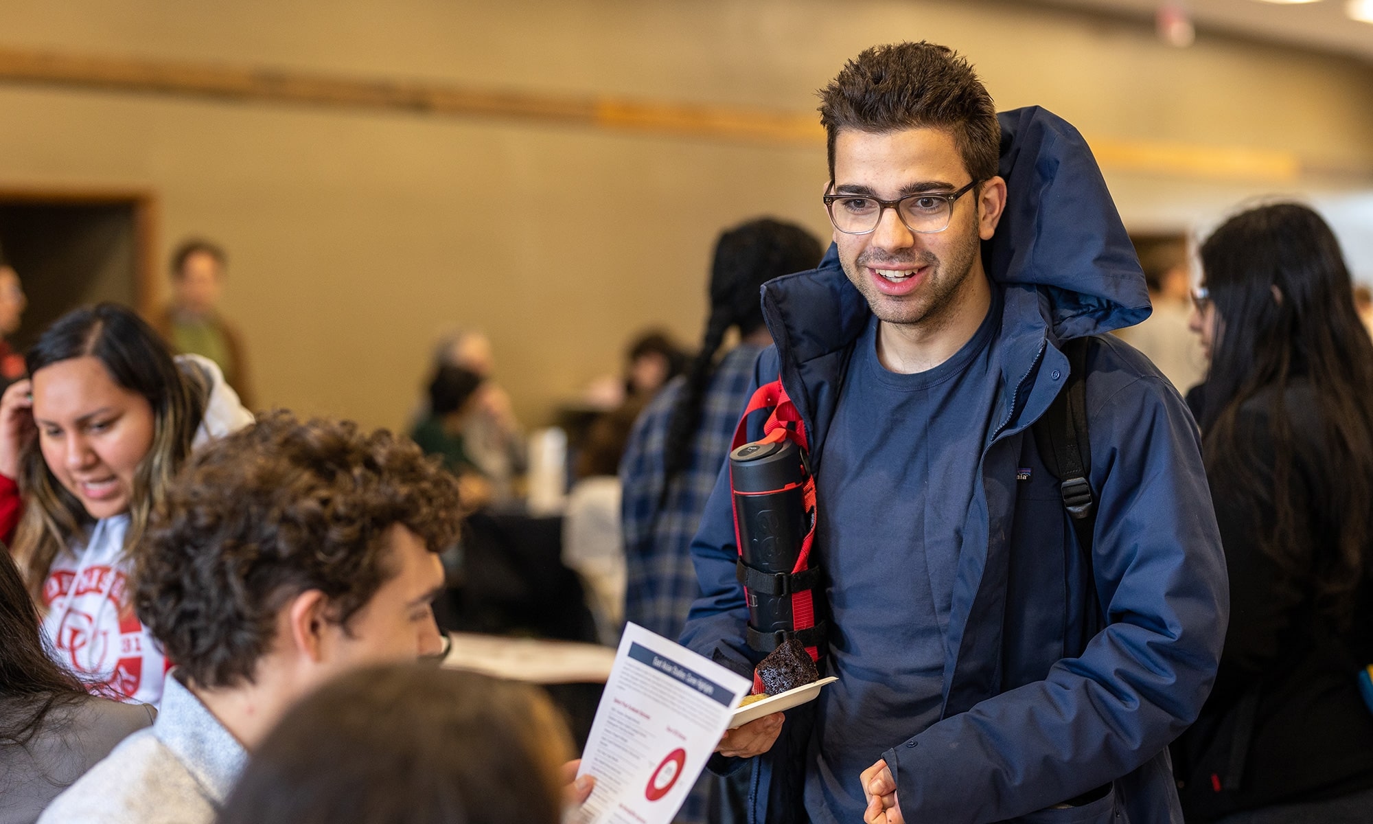 Student getting more information from professor