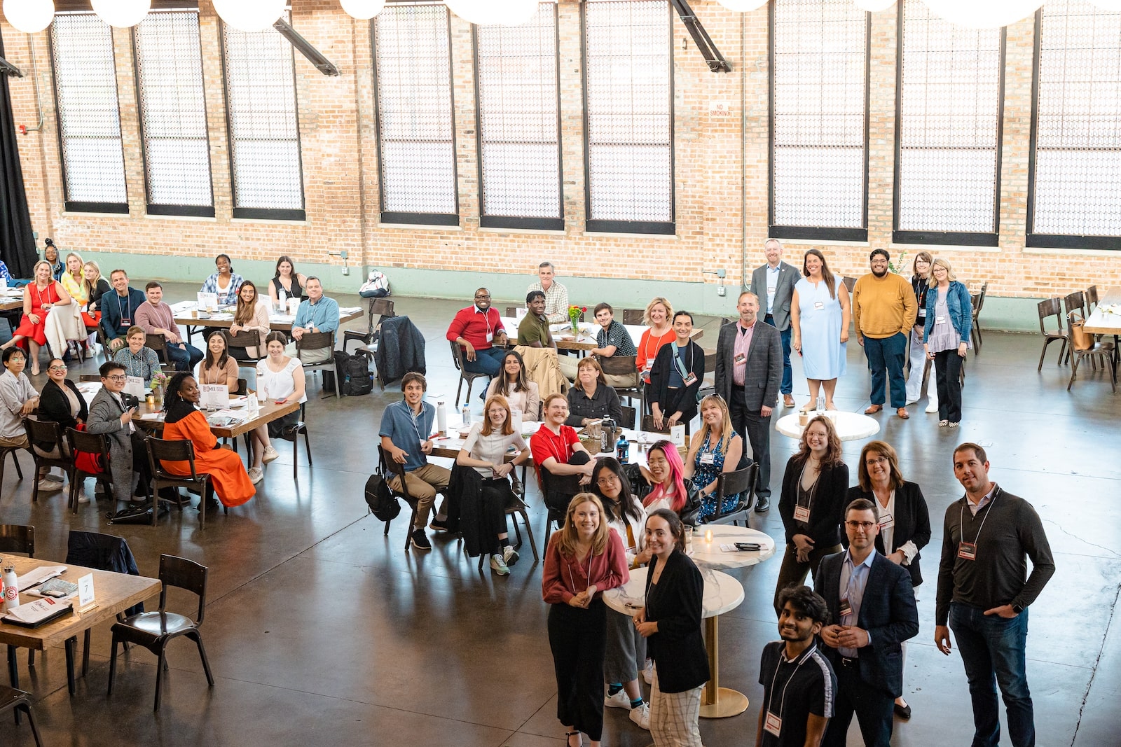 Aerial group shot of ReMix attendees