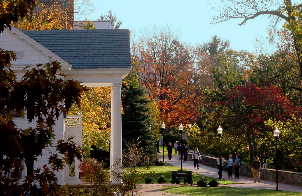 denison campus in the fall