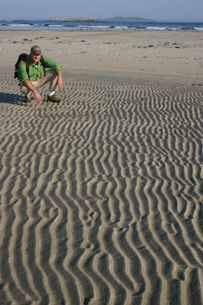 Ripples on Seawall Beach aong the Morse River.