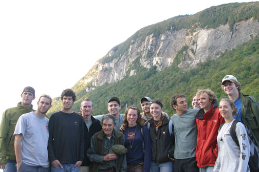 Denison Dept. of Geosciences at Smugglers Notch, Vermont