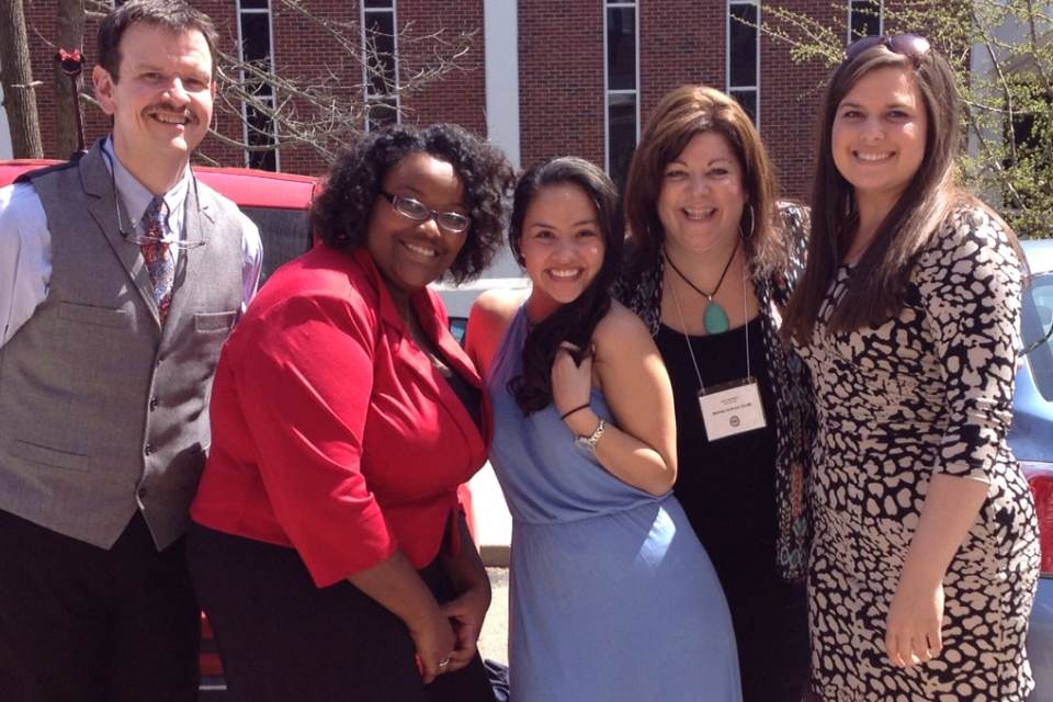 Laura Wilson '14, Imani Abernathy '16, and Janyce Caraballo '17