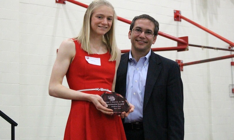 Andrea Karl and Dr. Weinberg