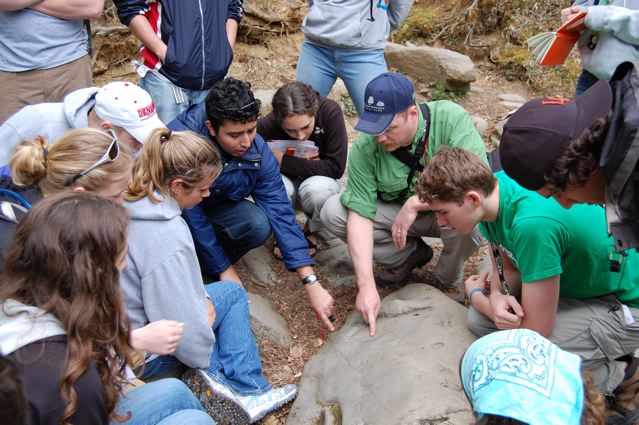 Geoscience in field teaching